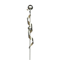 GARTENSTECKER Basel Edelstahl Silberfarben 140x13x13cm - Silberfarben, Metall (13/140/13cm) - DELUKE