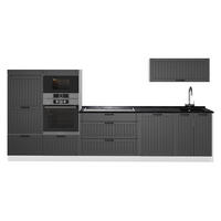 CHICINETĂ Fame-Line, Gri închis/Alb, 340 cm, AP Antracit - alb/gri închis, compozit lemnos (340/153.6/60cm) - Vicco