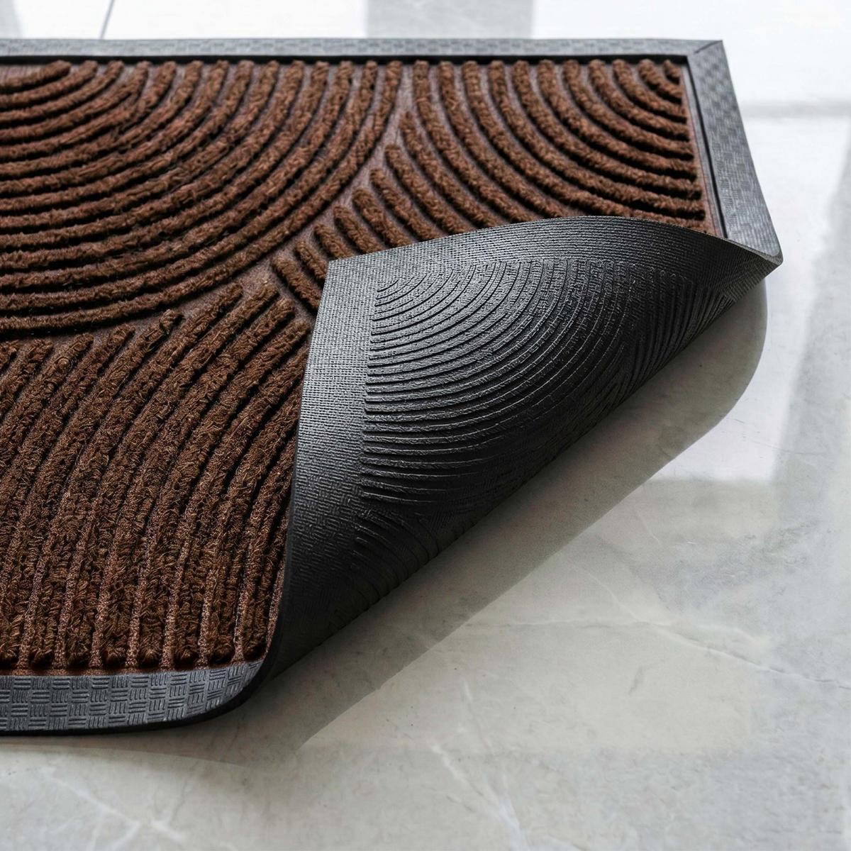 ROHOŽ - hnedá, plast (60/40cm) - Relaxdays