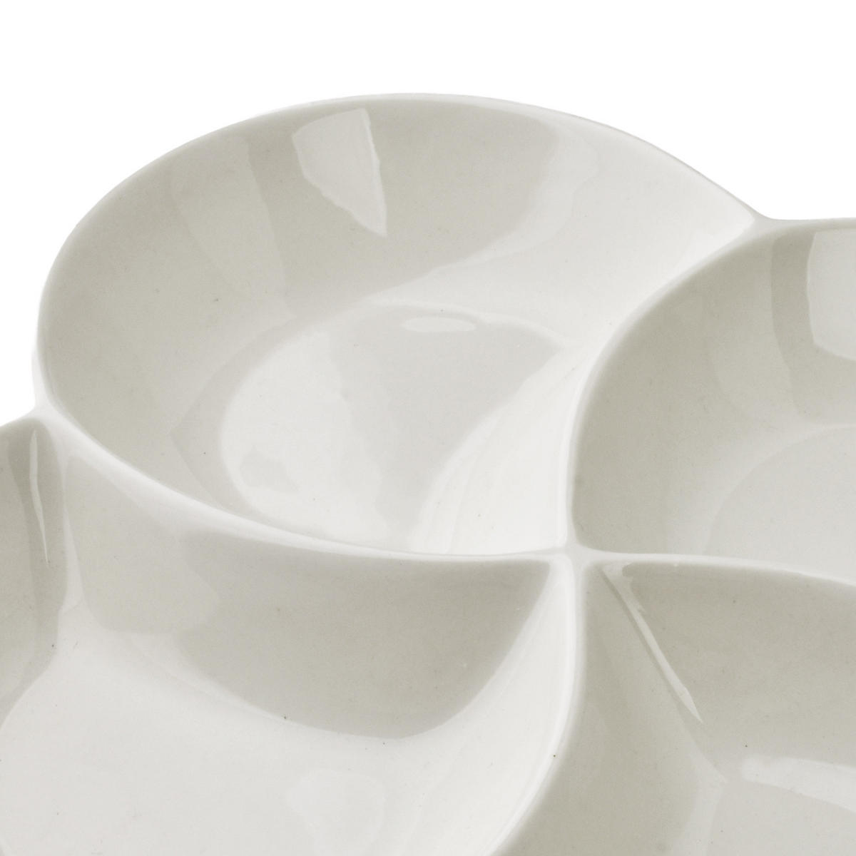 SERVIERPLATTE Basic weiß 22/22/3 cm Porzellan - Weiß, Keramik (22/3/22cm) - Mondex