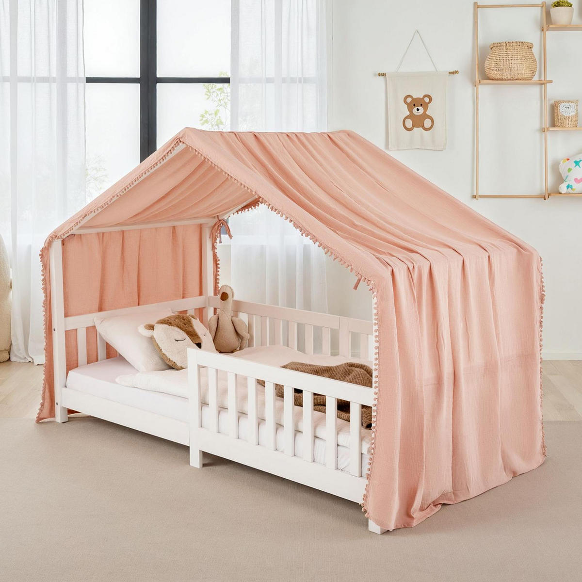 HAUSBETT- HIMMEL LIAN - Rosa, Textil - IDIMEX