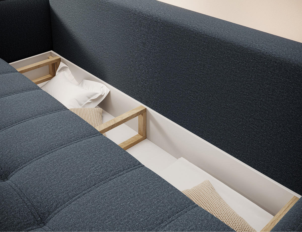 SCHLAFSOFA WELSH - Anthrazit (ENJOY 40) - Anthrazit, Holzwerkstoff (242/94/106cm) - Möblo