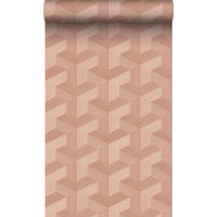TAPETE 3D-Muster 50 x 900 cm - Terracotta, Papier (50/900cm) - Origin Wallcoverings