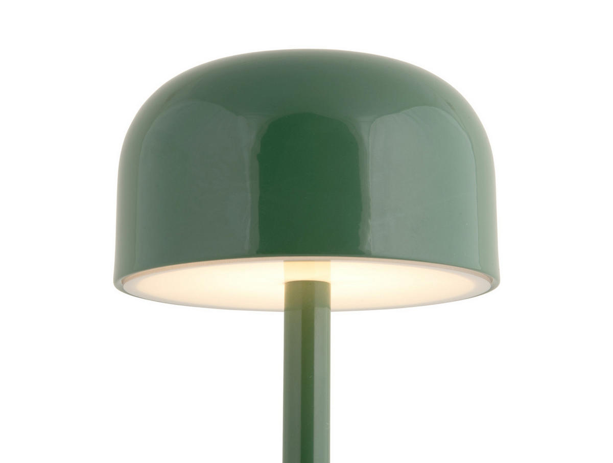 TISCHLAMPE James LED 12.5/12.5/24.5 cm - Grün, Metall (12.5/12.5/24.5cm) - Leitmotiv