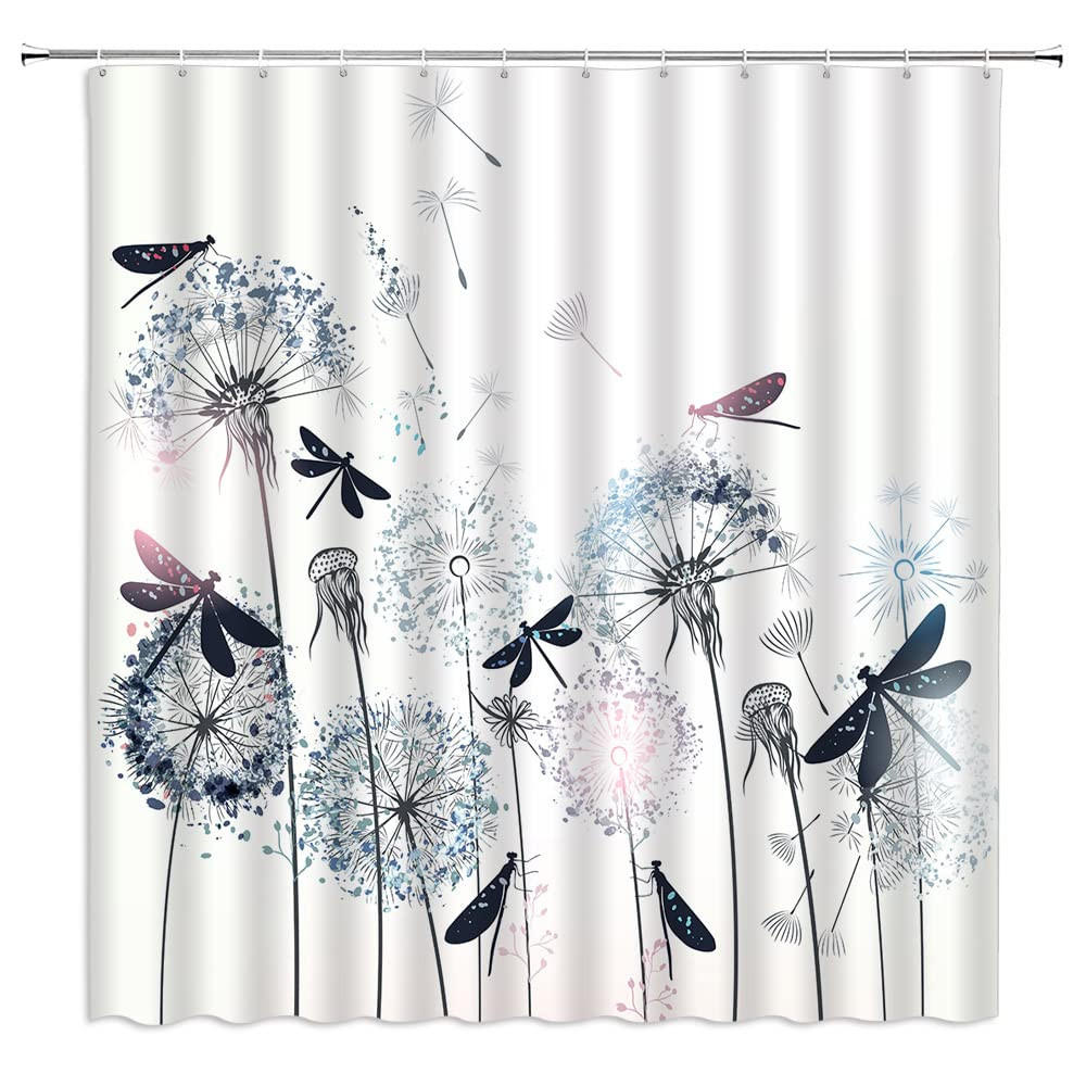 DUSCHVORHANG Aquarell Muster Polyester wasserdicht mit Haken für Badewanne Badezimmer - Multicolor, Textil (180/180cm) - MCBOSON