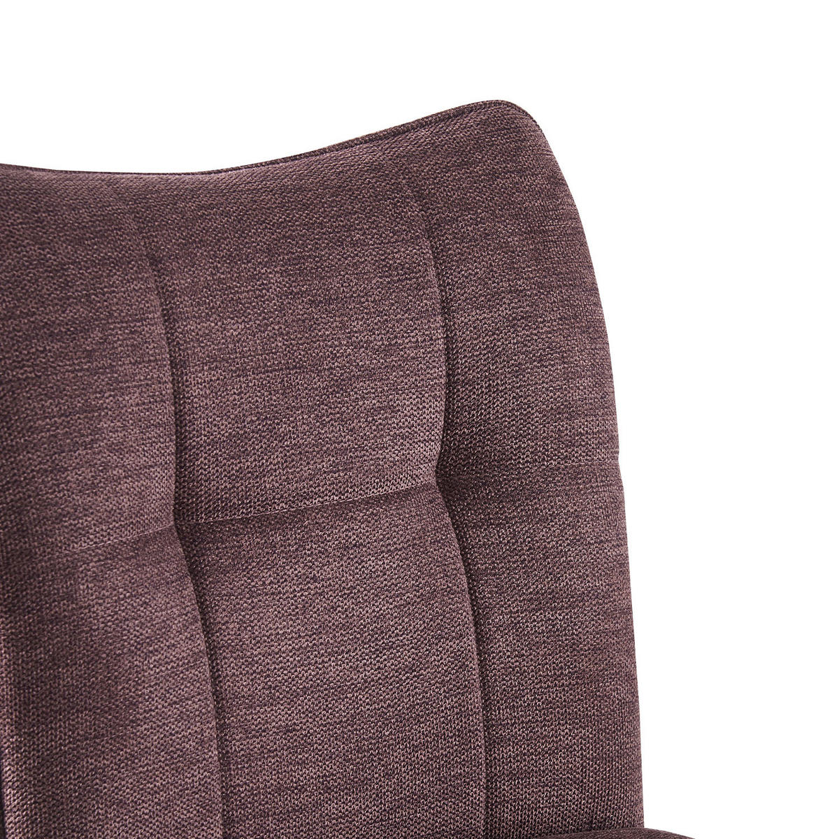STUHL NELE Merlot 2 Stück - Rot, Textil/Metall (46/85/60cm) - B&D Home