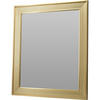 WANDSPIEGEL Metallrahmen 49,5/2,2/59,5 cm - Goldfarben, Kunststoff (49.5/59.5/2.2cm) - Home Styling Collection
