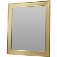 WANDSPIEGEL Metallrahmen 49,5/2,2/59,5 cm - Goldfarben, Kunststoff (49.5/59.5/2.2cm) - Home Styling Collection