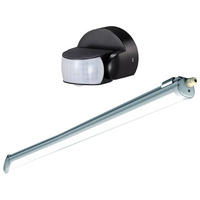 LED DECKENLEUCHTE Grau Kunststoff - Grau, Kunststoff (120/6.5/5.8cm)