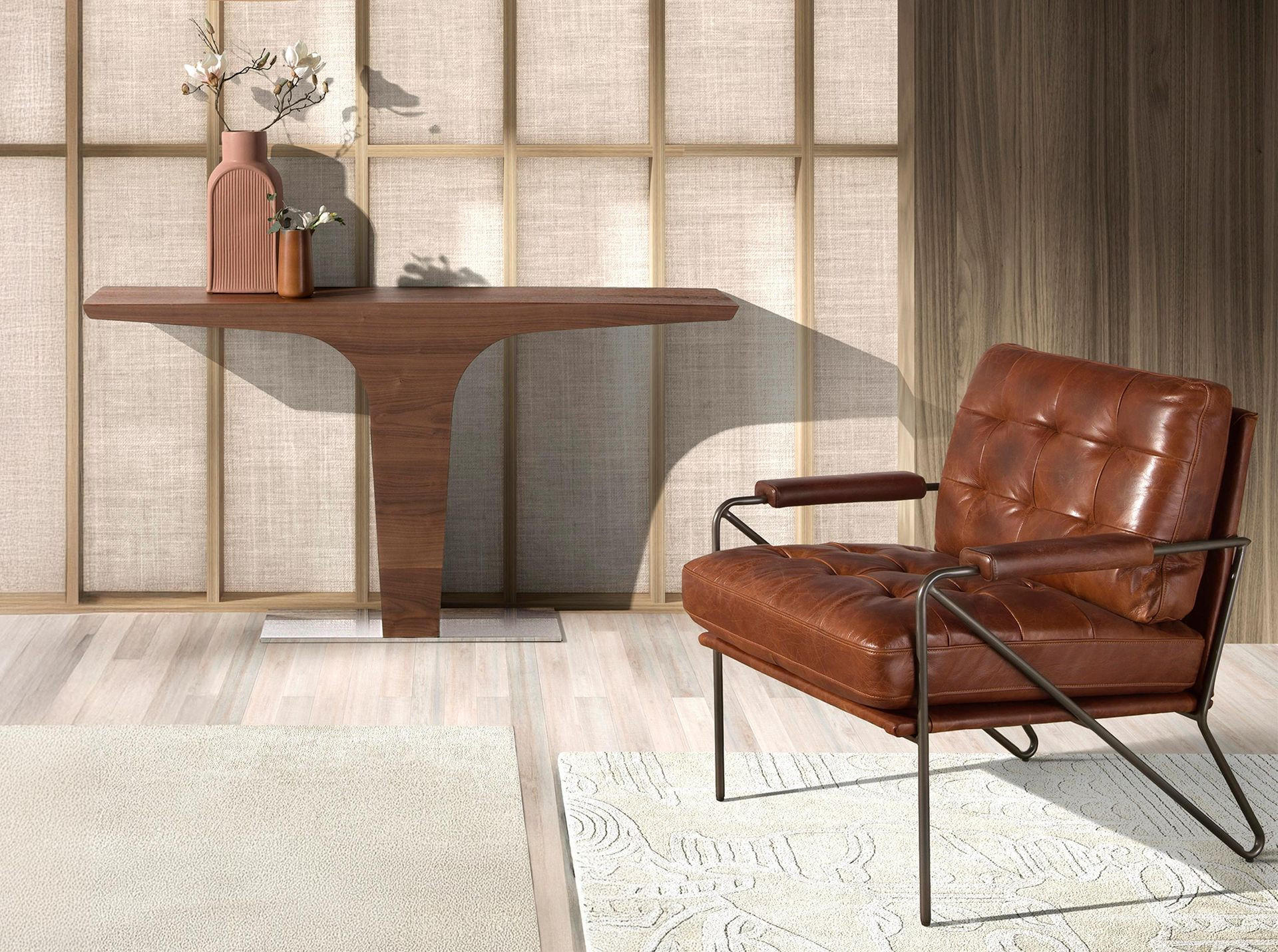 SESSEL Braun Stahl abgedunkelt 69/78/78 cm - Braun, Leder/Metall (69/78/78cm) - ANGEL CERDA