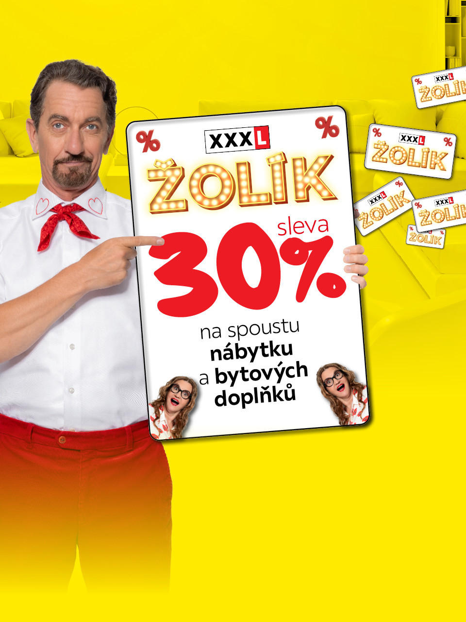 Žolík - 30 % sleva téměř na všechno