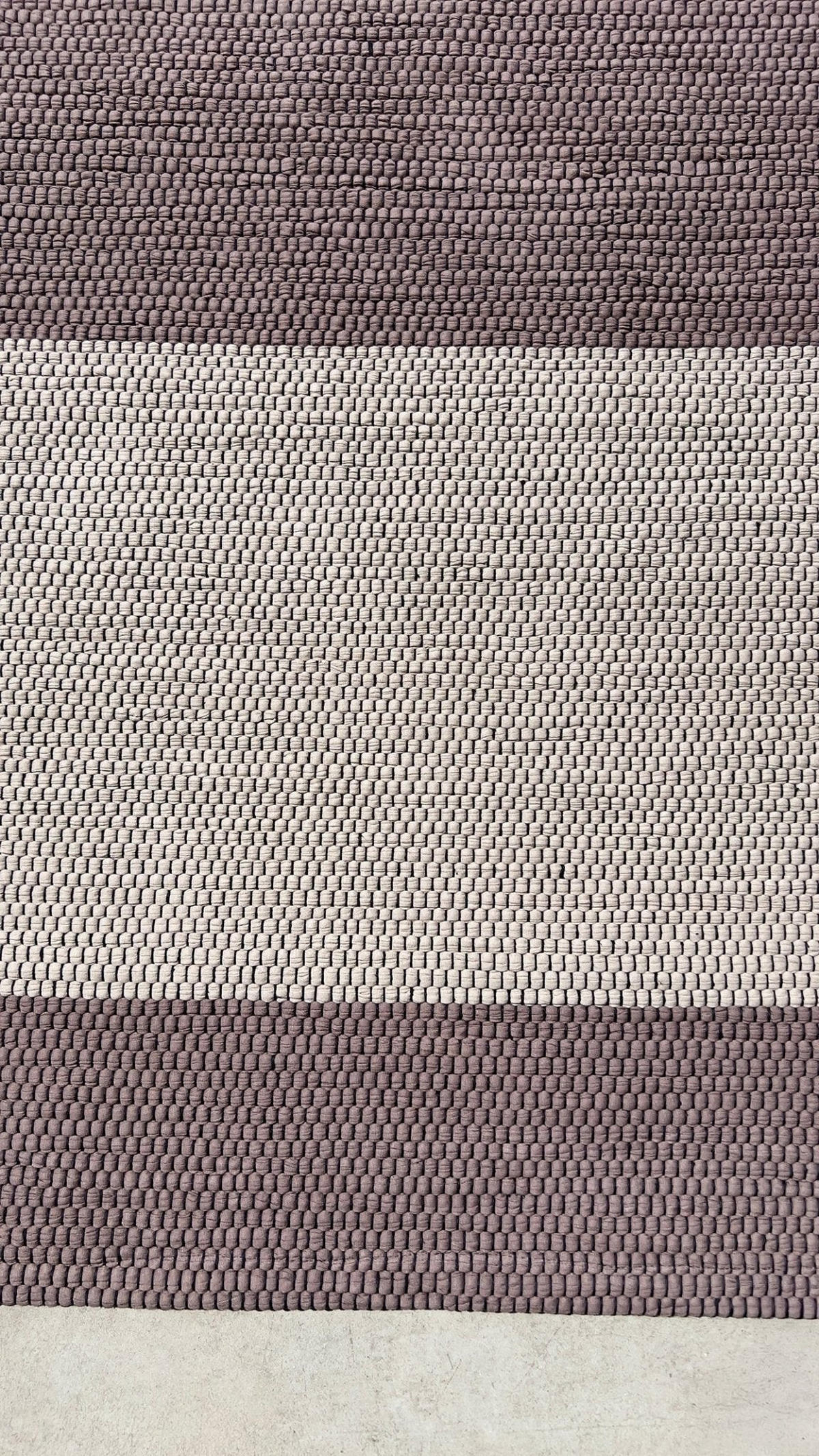 TEPPICH aus recycelter Baumwolle handgewebt bruin - Braun, Naturmaterialien (140/200cm) - AFK Living