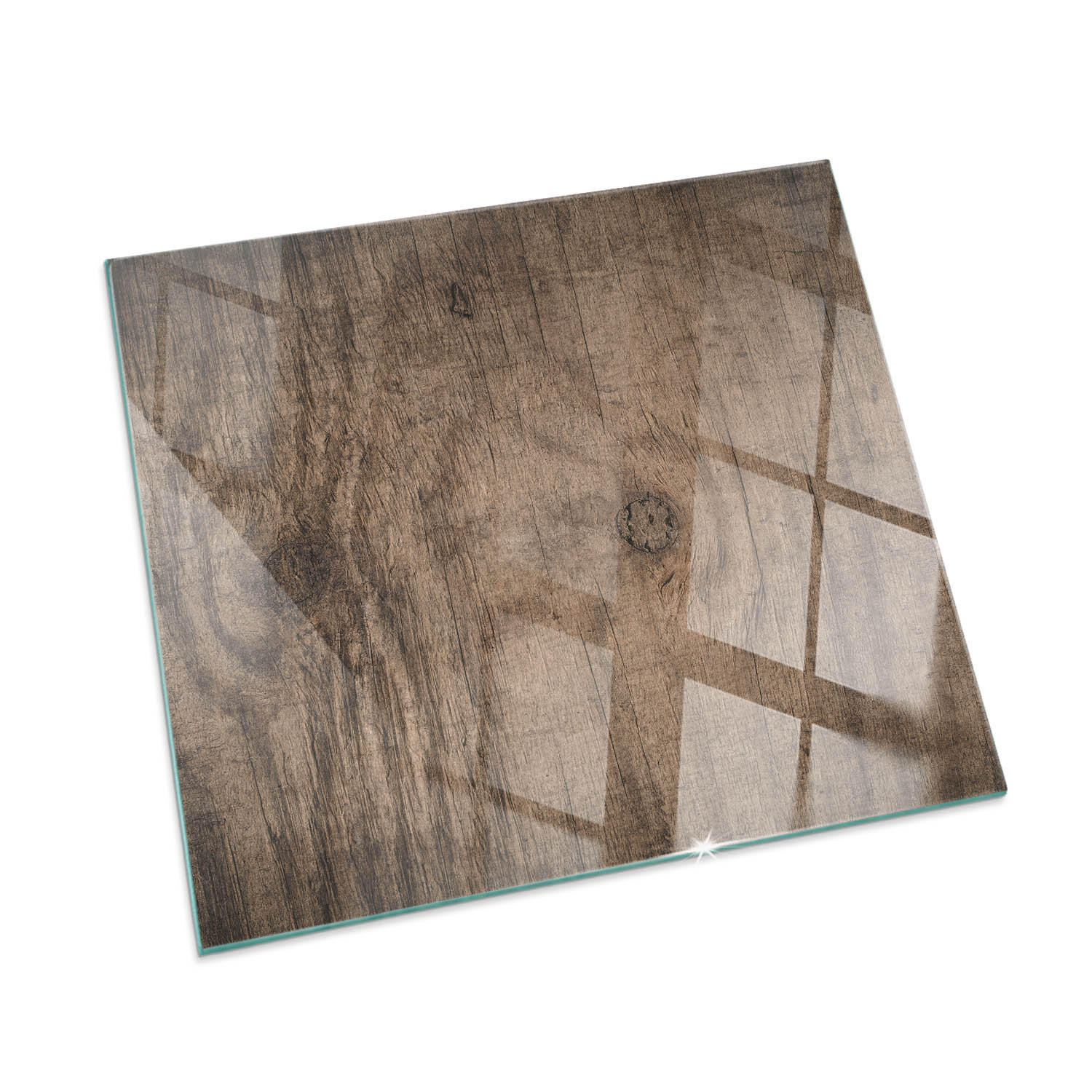 ArtPrintCave Glasplatte Braun 60x60x0.4 cm