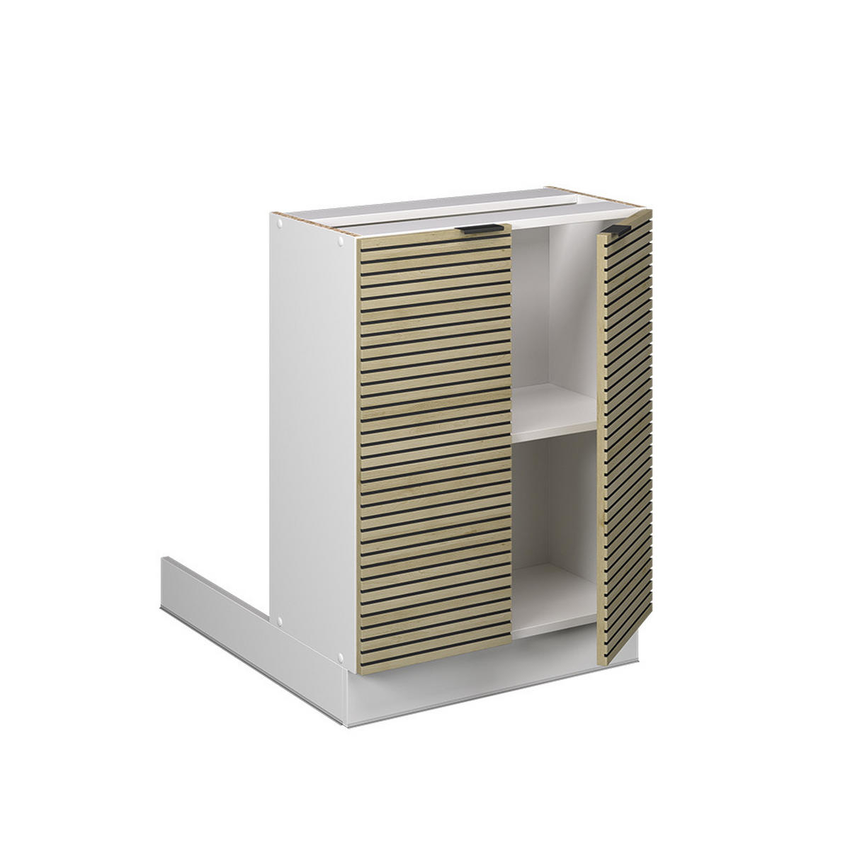 KUCHYŇSKÝ OSTRŮVEK Fame-Line Dubový panel - bílá/barva dubu, kompozitní dřevo (60/82/30cm) - Vicco