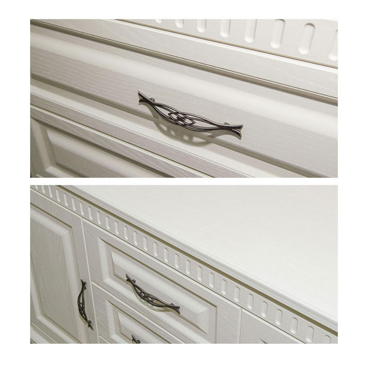 LOWBOARD Marseille cremefarben 164 / 49 / 61cm - Creme, Holzwerkstoff (164/61/49cm) - Feldmann-Wohnen