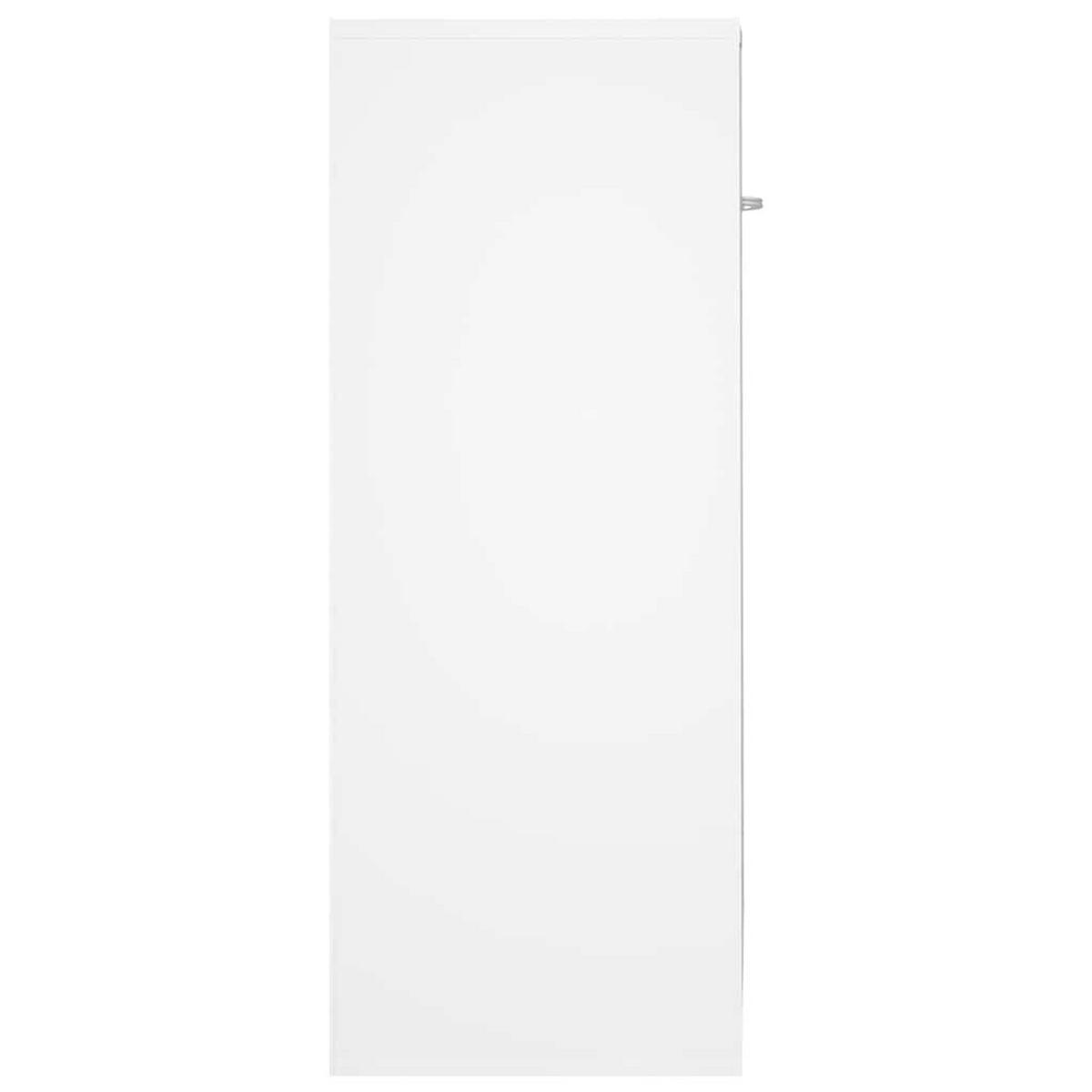 SIDEBOARD mit 2 Türen 60/30/75 cm aus Holzwerkstoff Weiß - Weiß, Holz (60/75/30cm) - vidaXL