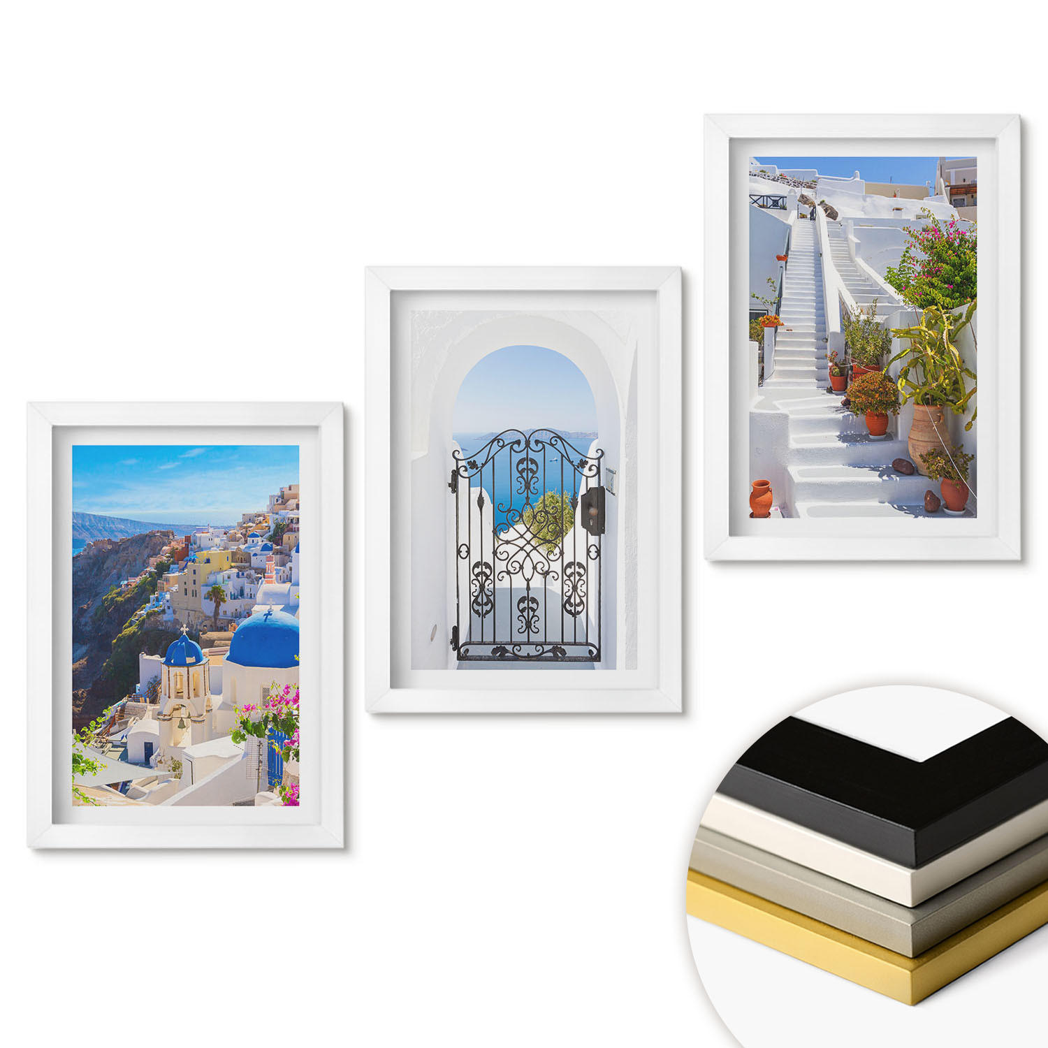 ArtPrintCave Wandbilder Weiß 20x30 cm