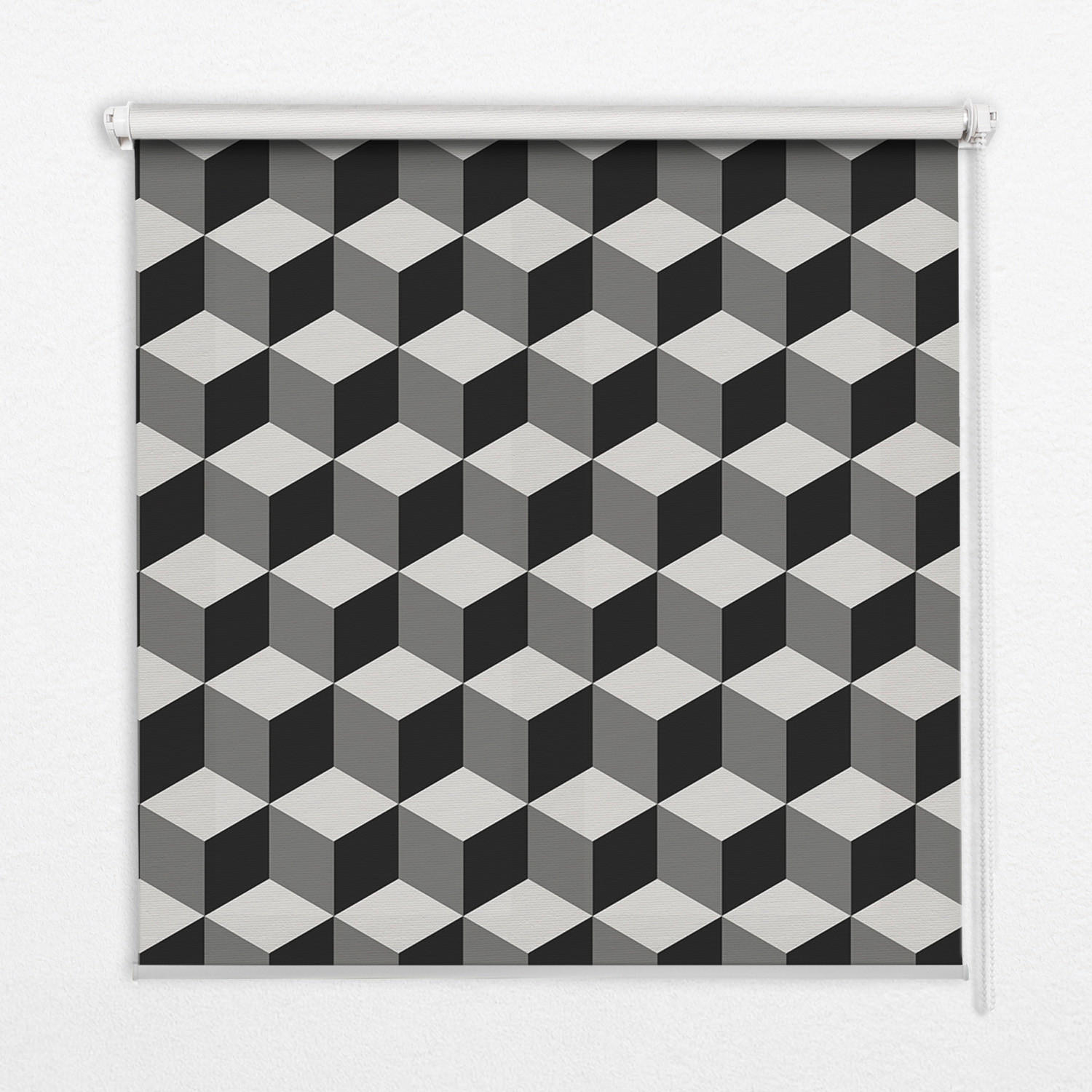 TULUP VNITŘNÍ roleta - okenní roleta - roleta - 150 x180 cm - 3D kostky
