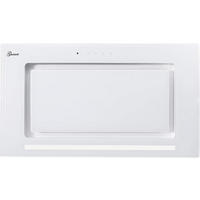 DUNSTABZUGSHAUBE GCH E 217 WH 70 PRIME+ Umluftset, 70 cm Weiß Glas - Weiß, Glas/Metall (70/29.5/23.5cm) - Gurari