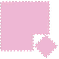 SPIELMATTE ab Null - 90 cm Baby Puzzlematte Pink - Pink, Kunststoff (30/30cm) - Littletom