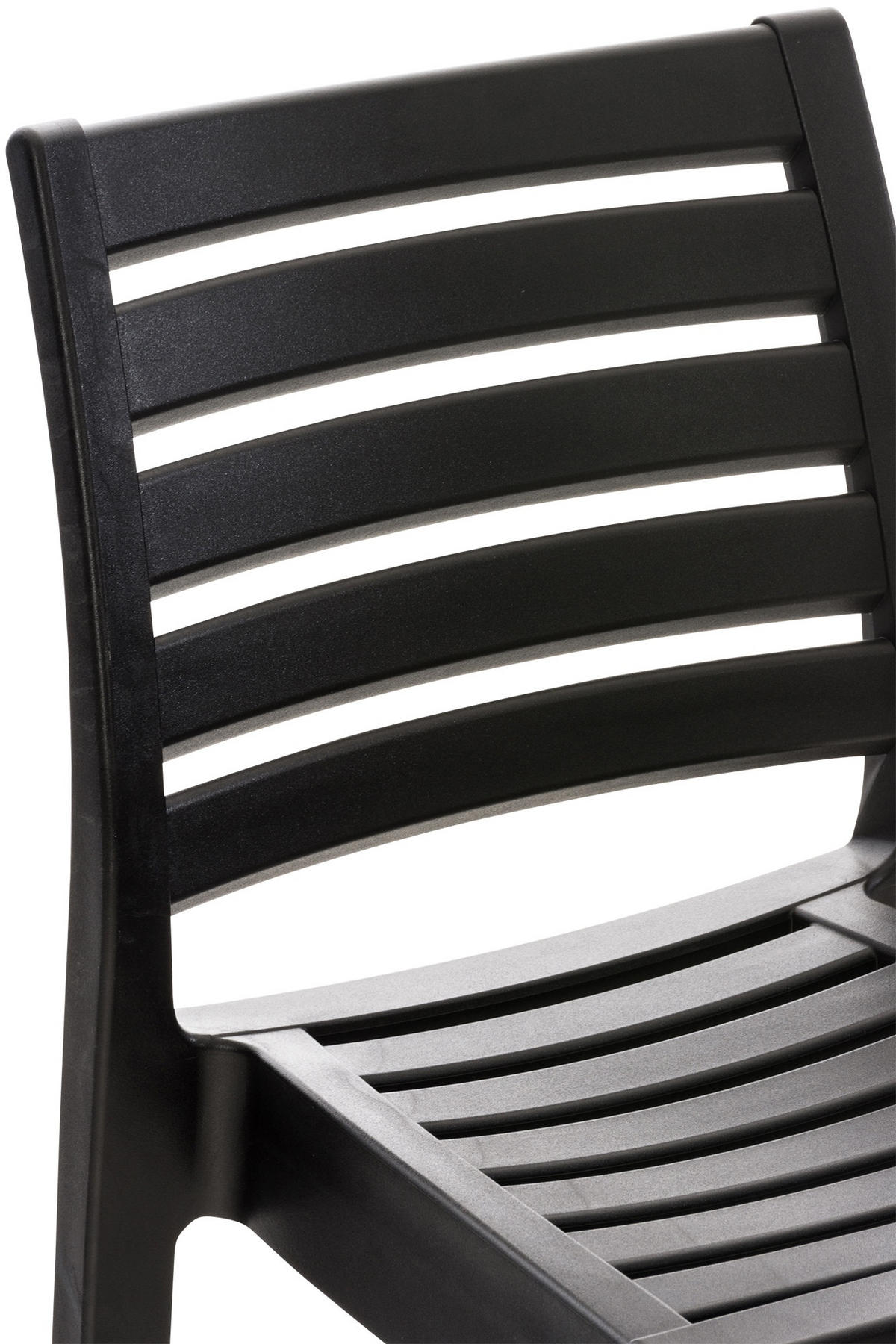 BARHOCKER 4er Set Kunststoff schwarz - Chromfarben/Schwarz, Kunststoff (45/105/51cm) - CLP