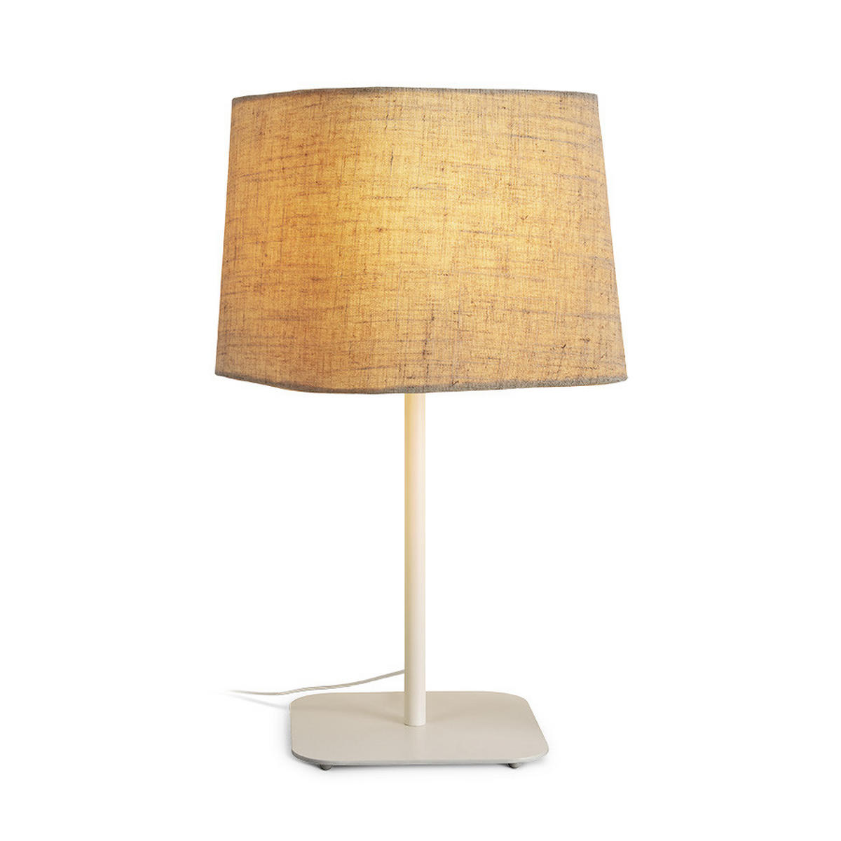TISCHLEUCHTE PERTH beige/weiß 11 W - Weiß, Metall (26/26/46.5cm) - Rendl