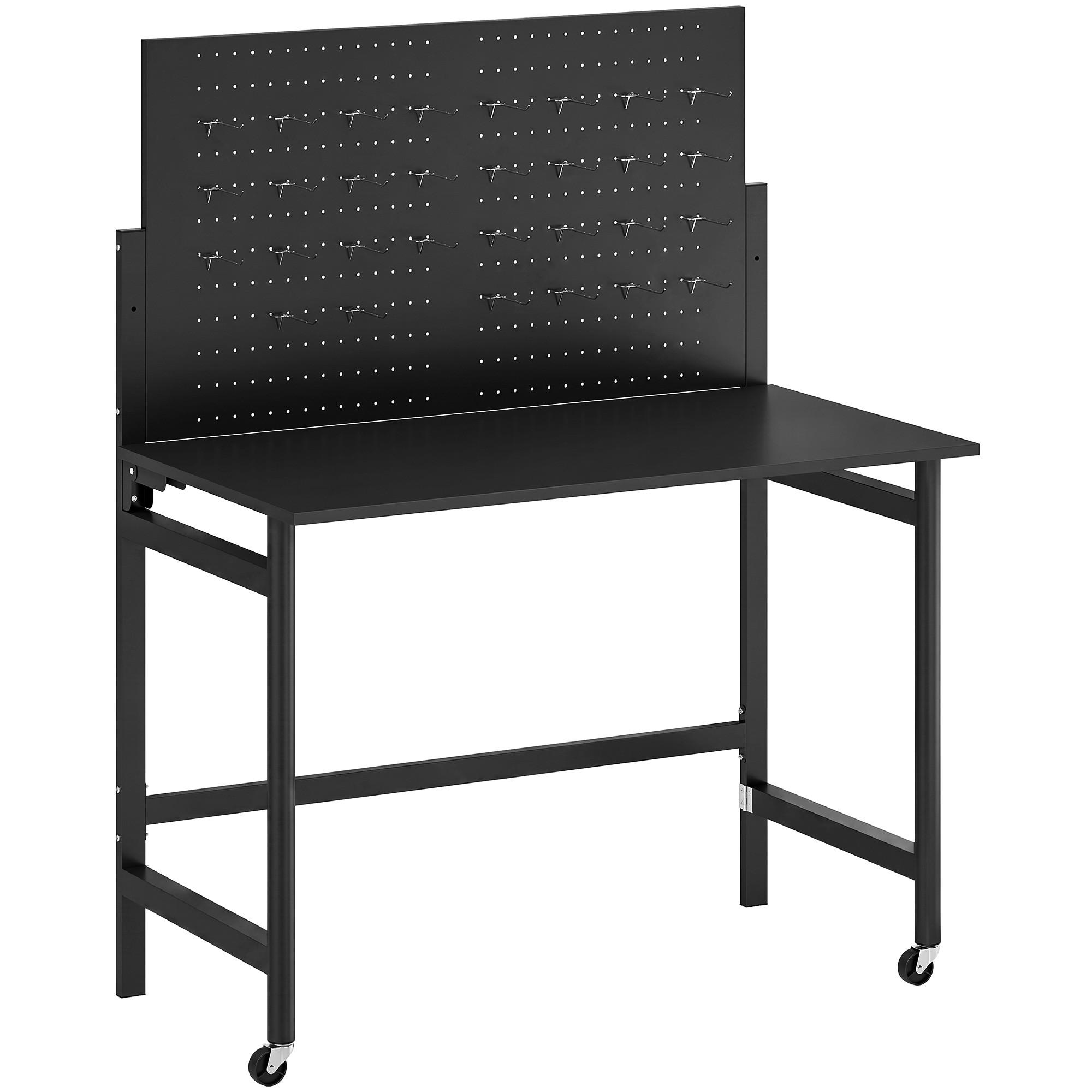 HOMCOM PRACOVNÍ stůl z MDF, černý
