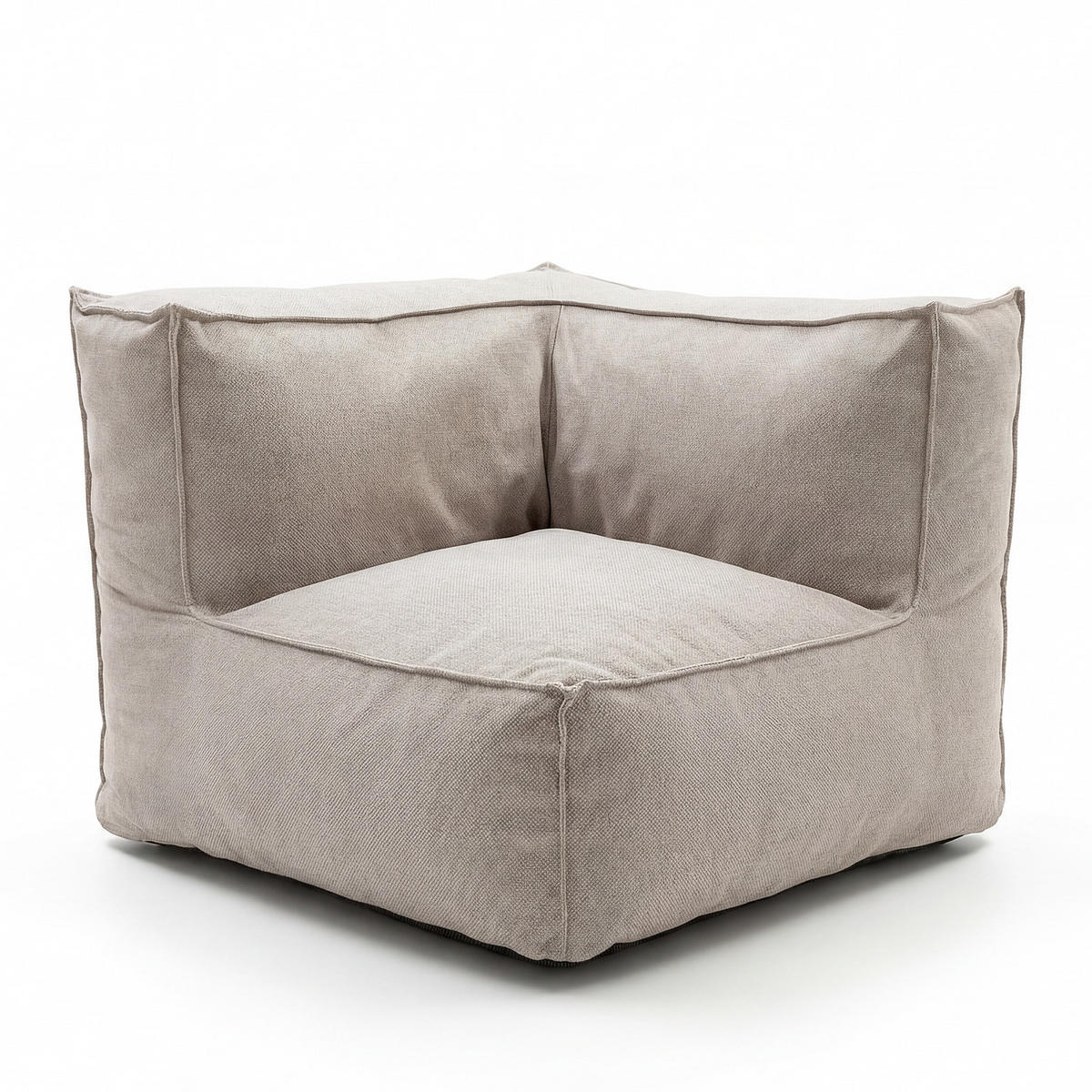 MODULARES ECKELEMENT - Olefin - Beige - Beige, Textil (95/80/95cm) - home24