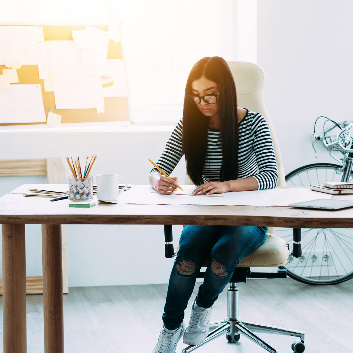 3XWATTEPADHALTER - Transparent, Holz/Kunststoff (10/9.5/10cm) - Relaxdays