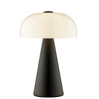 TISCHLEUCHTE Crescent Schwarz 24/24/35,3 cm - Schwarz, Metall (24/24/35.3cm) - Brilliant