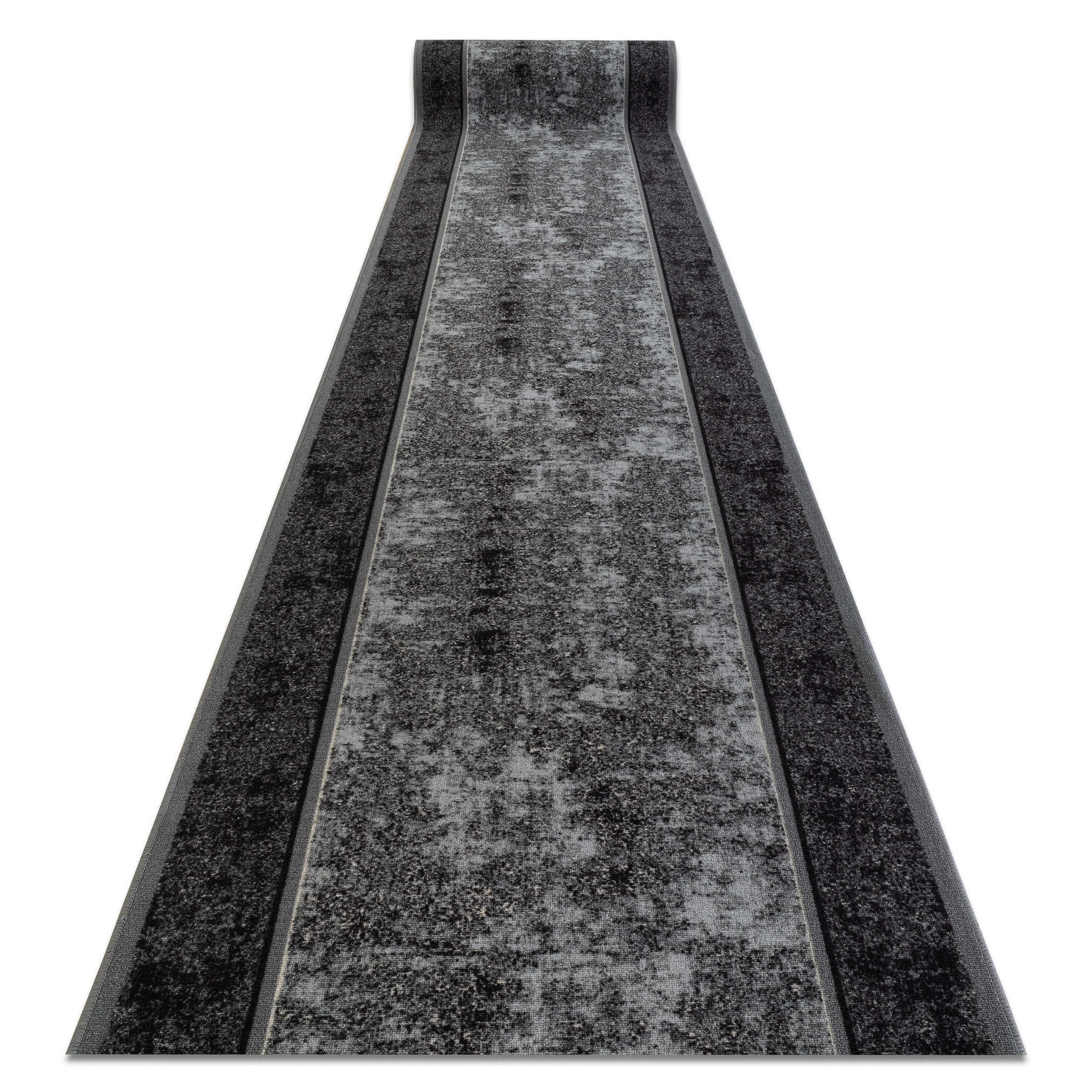 rugsX POGUMOVANÝ běhoun STARK 80 cm šedá 80/100 cm