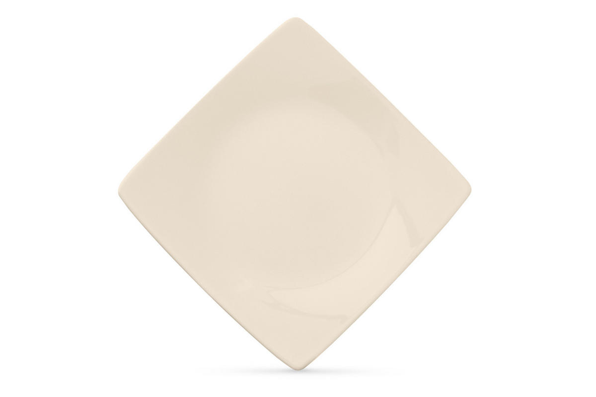 TELLERSET EPIRI Speiseteller 6 Personen 6-tlg - Beige, Keramik (25cm) - KONSIMO®