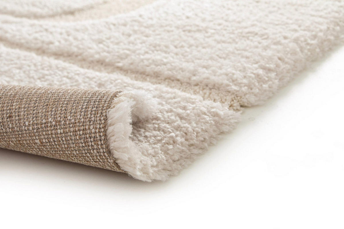 TEPPICH, Weicher, dicker mit Reliefeffekt weiß - Weiß, Textil (200/290cm) - AFK Living