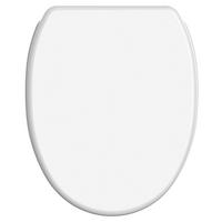 WC-SITZ mit Absenkautomatik & Top Fix Weiß - Weiß, Holzwerkstoff (37.7/5.5/48cm) - Sanilo