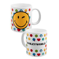 KAFFEEBECHER Smileyworld Mehrfarbig 320 ml - Multicolor, Keramik (0.32L) - United Labels