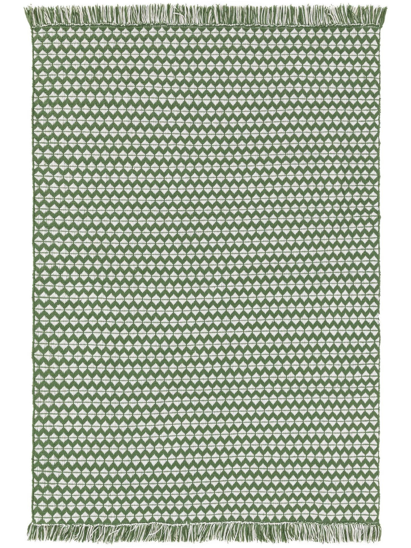 TEPPICH aus recyceltem Material Morty Grün 200x300 cm - Grün, Textil (200/1cm) - KUNSTLOFT