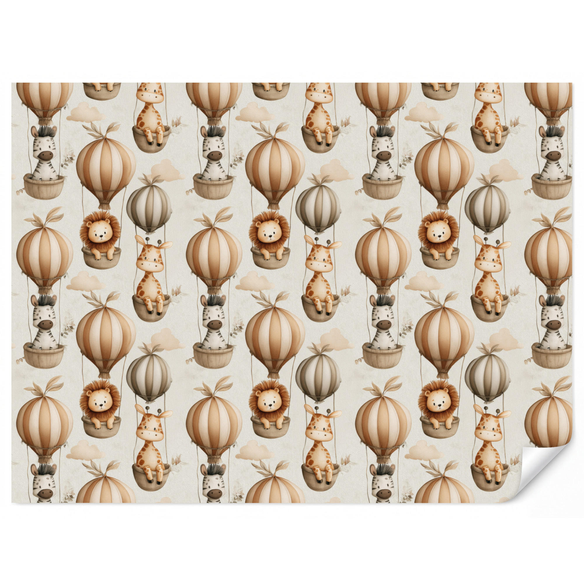 OnlyWow Kindertapete Beige 280x200 cm