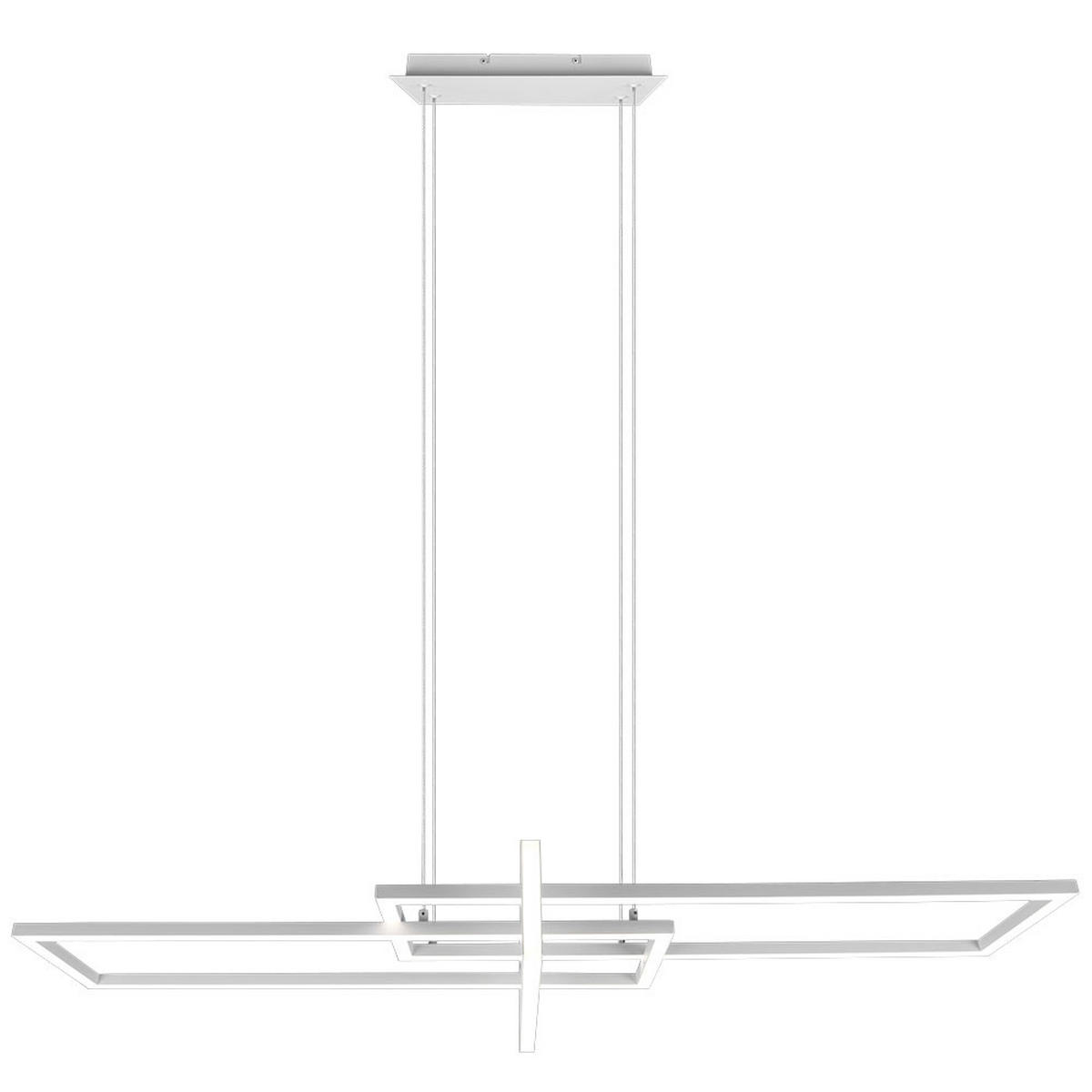 LED HÄNGELEUCHTE Salinas Weiß Metall - Weiß, Metall (40/110/150cm)