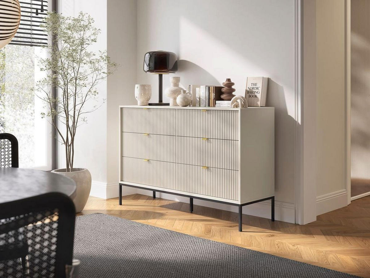KOMMODE – NKS154 – 154 cm – NOVA – Kaschmir - Kaschmir, Holzwerkstoff (154/91/39cm) - hi-markt