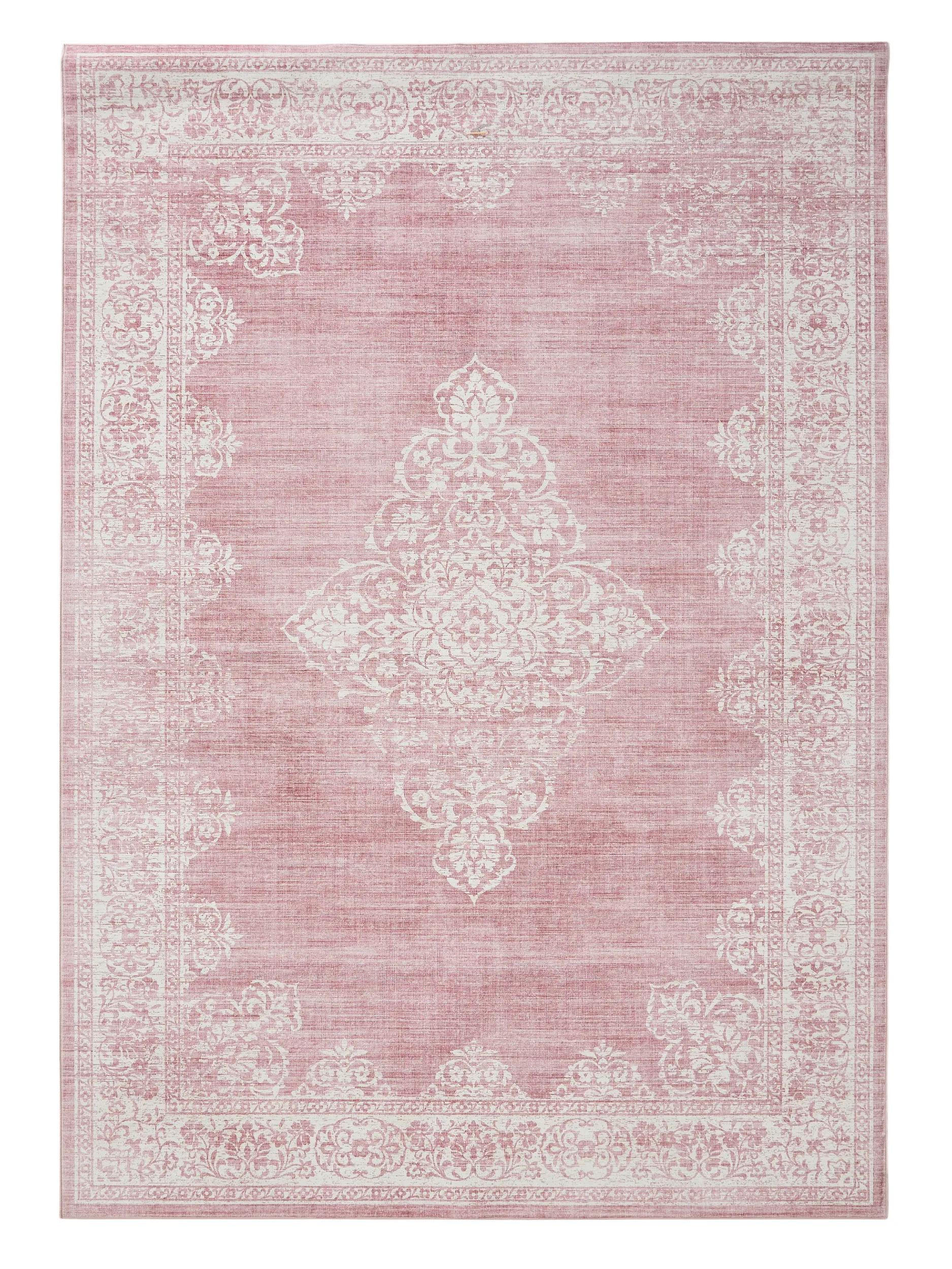 TEPPICH Laury Rosa 120x170 cm - Rosa, Kunststoff/Textil (120/170cm) - benuta Pop