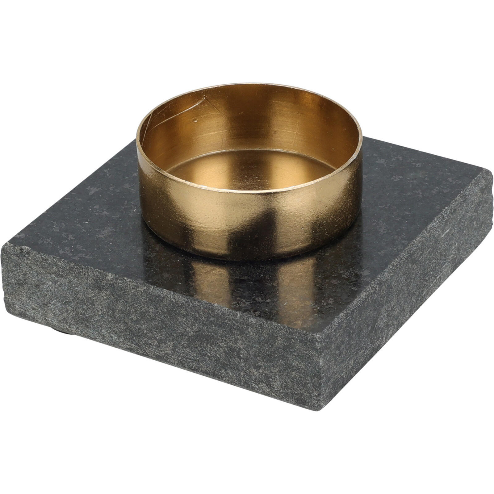 Home Styling Collection Teelichthalter Grau 7x5x4.5 cm