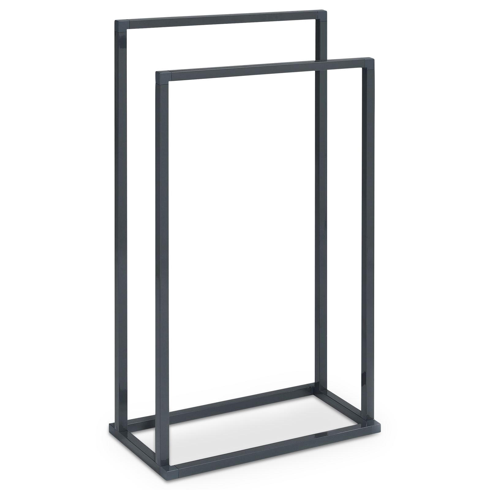 HANDTUCHHALTER MAILO grau - Grau, Metall (45/84/21cm) - IDIMEX