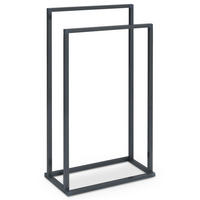 HANDTUCHHALTER MAILO grau - Grau, Metall (45/84/21cm) - IDIMEX