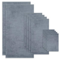 HANDTUCH Unisex One Grau Baumwolle 10er Pack - Blau/Grau, Textil (200/135cm) - Villeroy & Boch