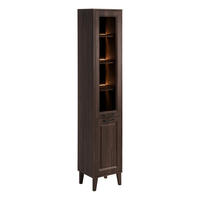 ZÁVESNÁ SKRINKA Moka Drevo - hnedá, kompozitné drevo (40/205/35cm) - Petits-meubles