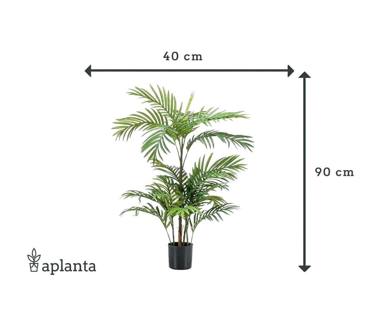 PHOENIX PALMEN Künstliche Phoenix Palme - Kira 90 cm - Grün, Kunststoff (90cm) - Emerald
