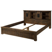 BETT Massivholz Mango 180 x 200 x 105 braun RAILWAY #443 - Braun, Holz (180/200cm) - Massivmoebel24