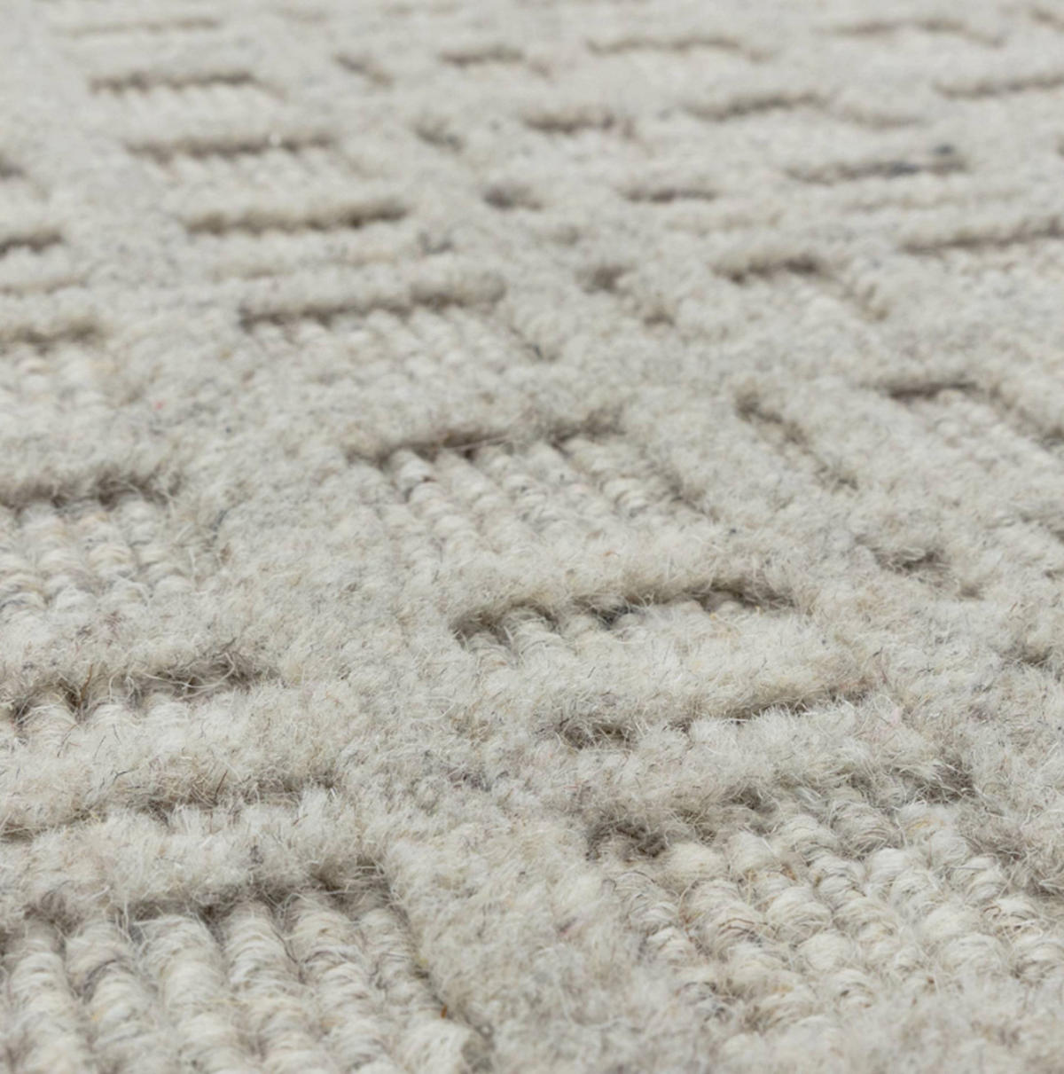 TEPPICH handgewebt Naturfaser HATCHY Grau 160 x 230 cm - Hellgrau, Naturmaterialien (160/230cm) - Novatrend