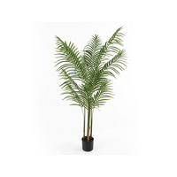 KÜNSTLICHE PFLANZE Kwai Tree Grün 60/60/140 cm - Grün, Kunststoff (140cm) - Present Time