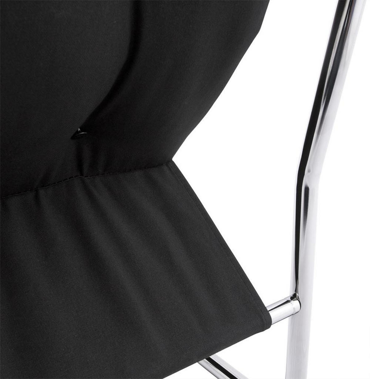 CLUBSESSEL mit Chromkufen im Retro-Stil, modular verbindbar, Braun 73x60x76 cm - Silberfarben/Braun, Textil/Metall (60/76/71cm) - KADIMA DESIGN
